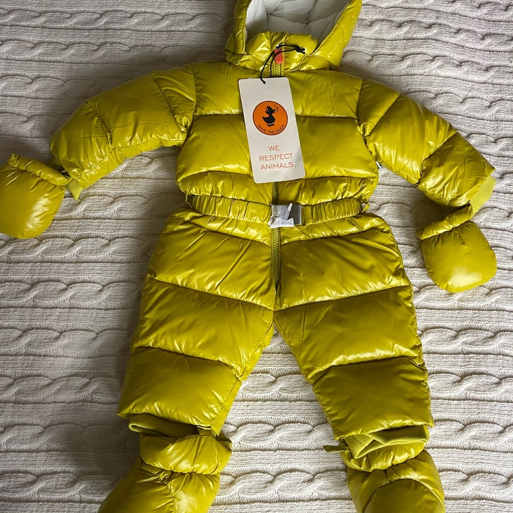 NEW SAVE THE DUCK  Puffer Snowsuit size 6/9 months